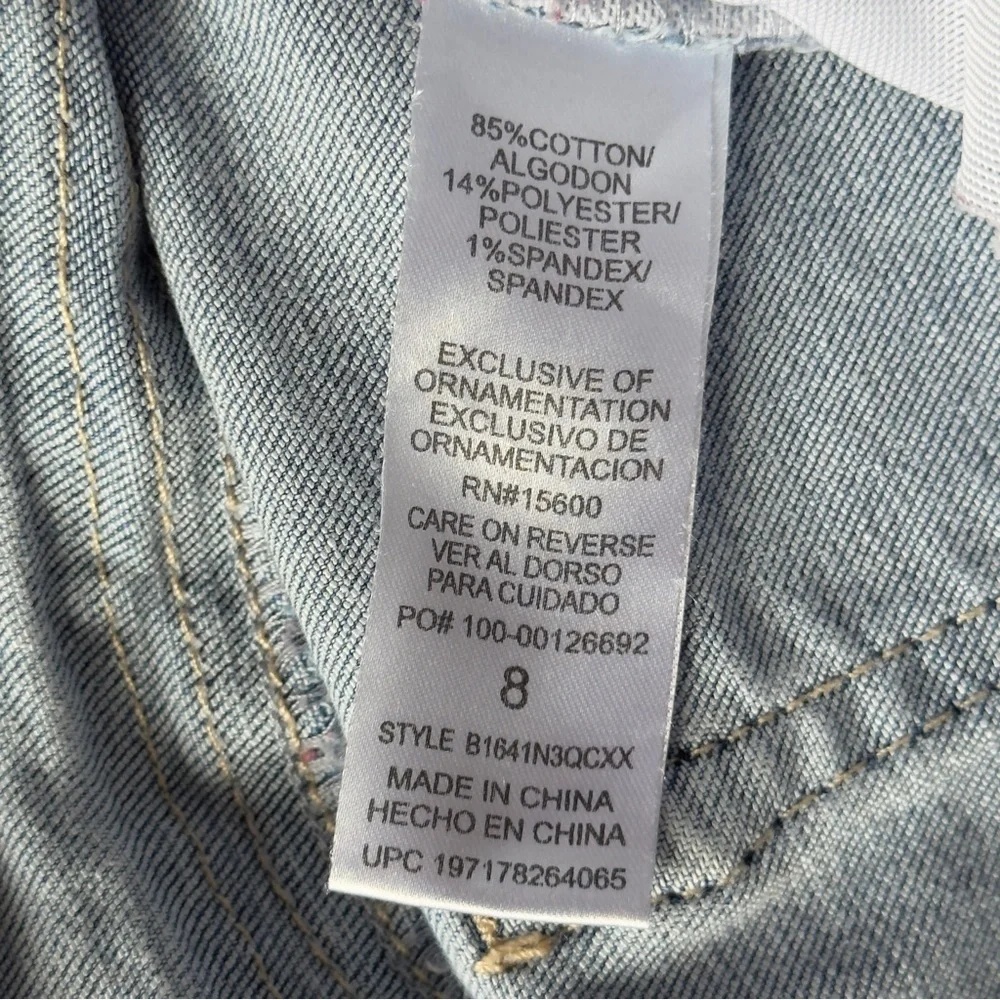 Democracy Ab Technology Skinny Jeans 8 Light Wash Mom Mid Rise Ankle Stretch